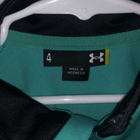 Kid's Under Armour Teal Athletic Jacket - Picture 6 of 7